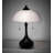 21" High Metro Frosty Glass Table Lamp
