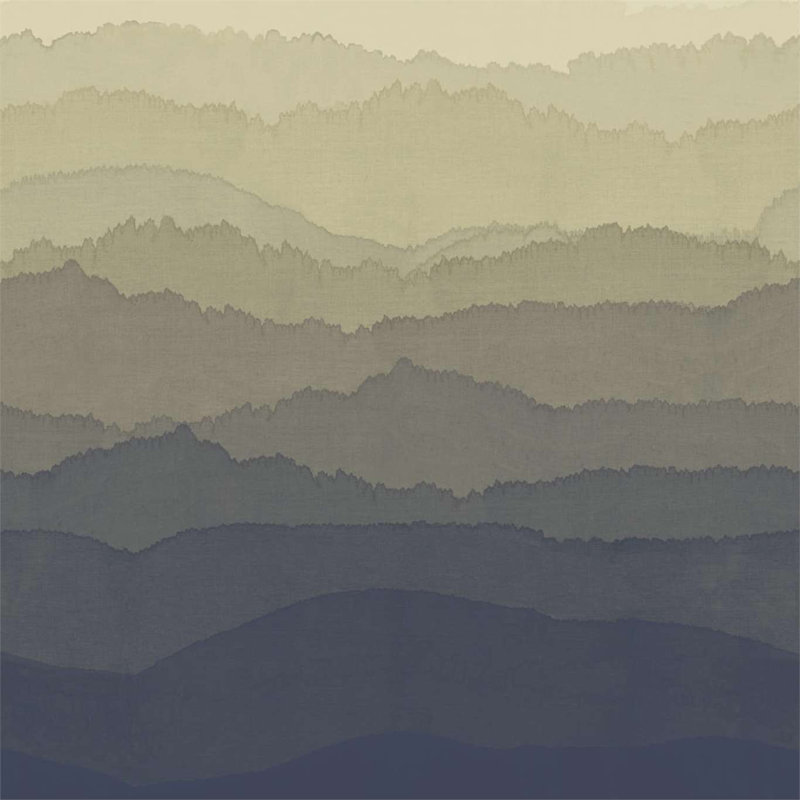 Wray Wallpaper, Tigers Eye/Ink