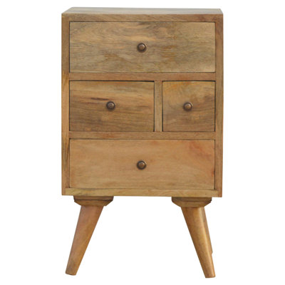 36cm W Solid Wood Bedside Table