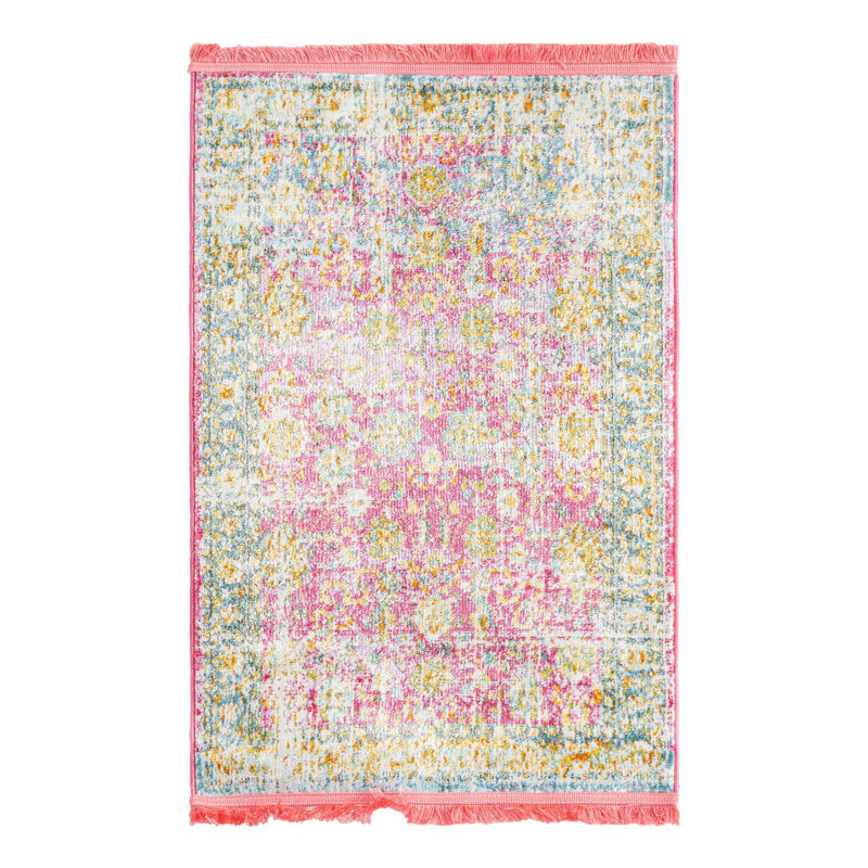 Haefner Floral Indoor Rug, Rectangle 2'2" x 3'