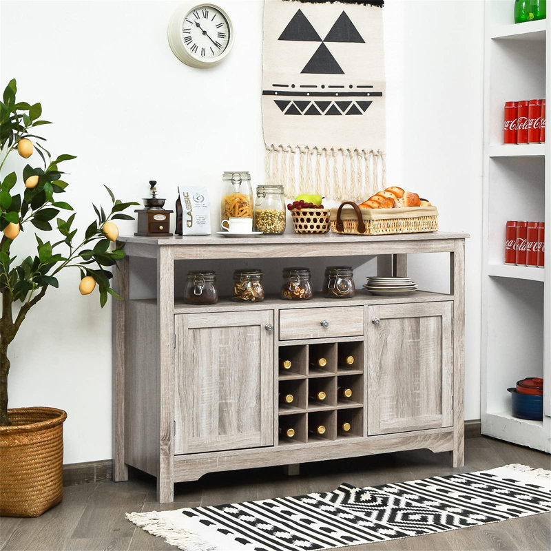 Foland Bar Cabinet, Grey