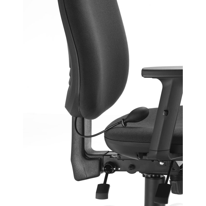 Vermont Polyester Blend Office Chair, Black