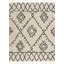 Tapis à poils longs noir et beige Adeesa-1021054370