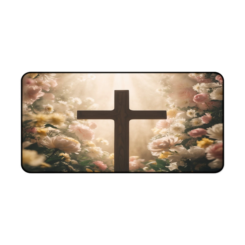 Polyester Desk Pad, 14.4x12.1