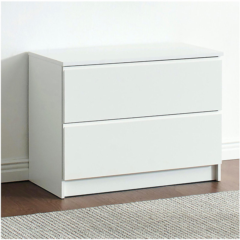 Système d'organisation en bois Devi, Blanc