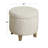 Asha Mid 19" Round Storage Ottoman