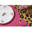 Eloise Pink Oval Linen Placemat