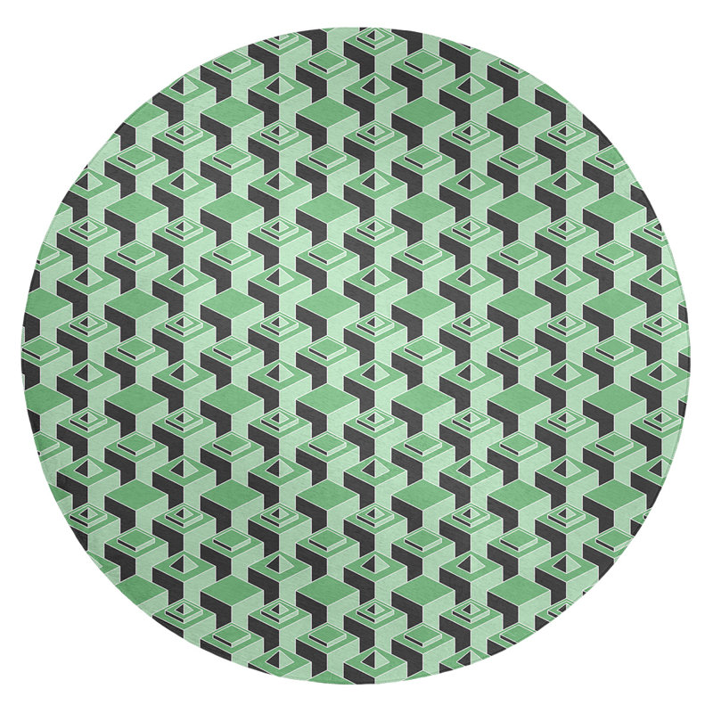 Chenille Geometric Indoor Rug, Runner 2'5" x 8'