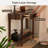 37"W Traditonal Small & Narrow Solid Wood Console Table with Shelf, Drawer, Turned Legs-1696753892