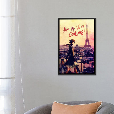«Parisian Walk», impression sur toile