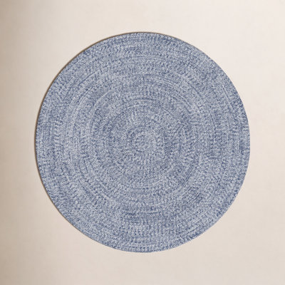 Amei Blue Hand-Braided Outdoor Rug
