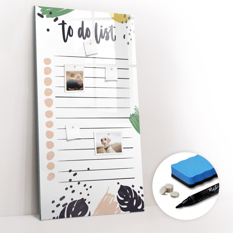 Magnetic Glass Dry Erase Board