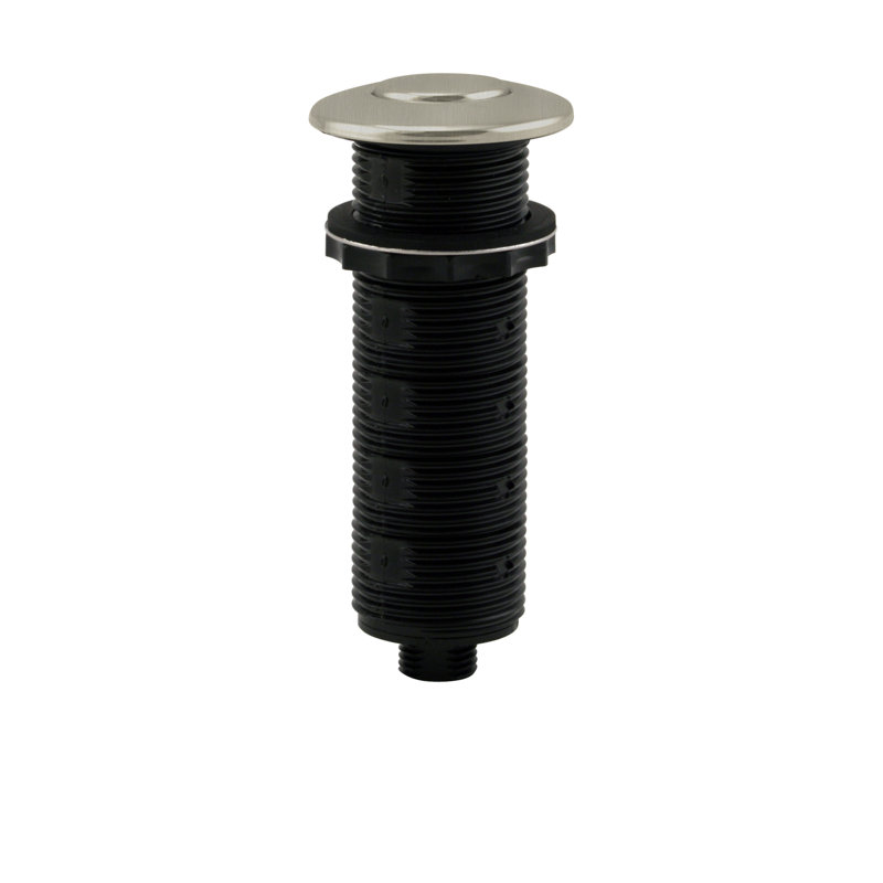 Sink Top Waste Disposal Replacement Air Switch Trim Only, Flush Button, Satin Nickel