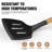 14 PCS Silicone Cooking Utensil Set, Wooden Handle Kitchen Utensils Set, Non-Stick,Heat Resistant, BPA Free