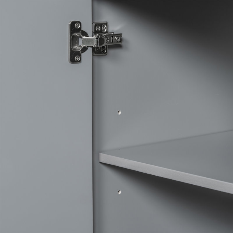 Meuble-lavabo 36 po sans lavabo, base d'armoire de salle de bain seulement, Gris