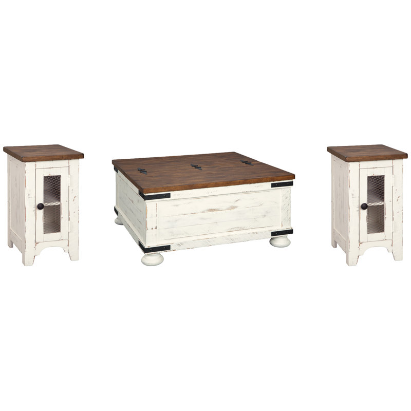 Ensemble de tables basses 3 pièces Etha