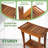 19"W Solid Wood Shower Bench-174560700