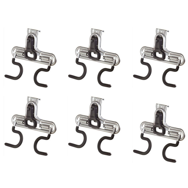 6 Piece Slatwall Hooks