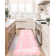 Machine Washable Scalloped Area Rugs Modern Bordered Floor Mats, Non-Slip Contemporary Accent Rug, Non Shedding Soft Low Pile Indoor Carpet for Living Room, Bedroom, Kitchen