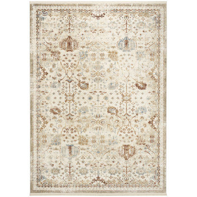 Nourison Pardis 4' x 6' Ivory Rust Vintage Indoor Rug