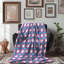 Rose rose - couverture sherpa de qualité supérieure 1 pièce-100130340