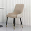 Chunnu 116.84cm H Tufted Upholstered Metal Side Chair-439495176