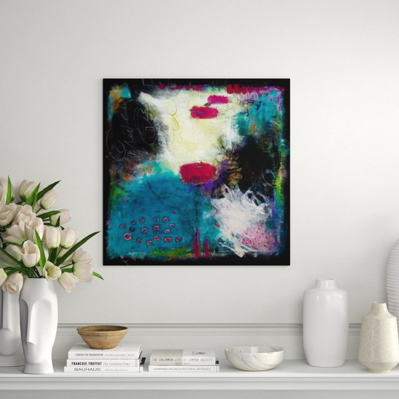 Bathing In Blue Print by Ann Golumbuk, Plexi, 30" H x 30" W