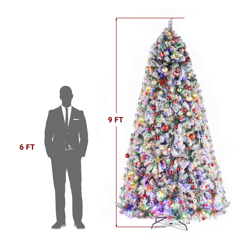 9 arbres de Noël