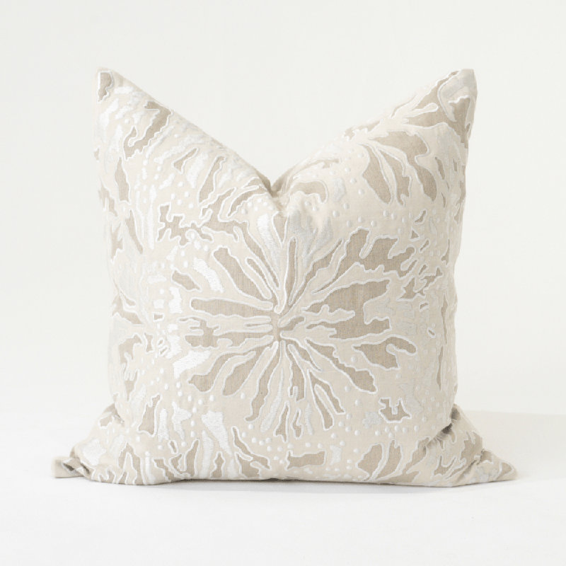 Butterfly Natural Lounge Cushion 55 X 55Cm