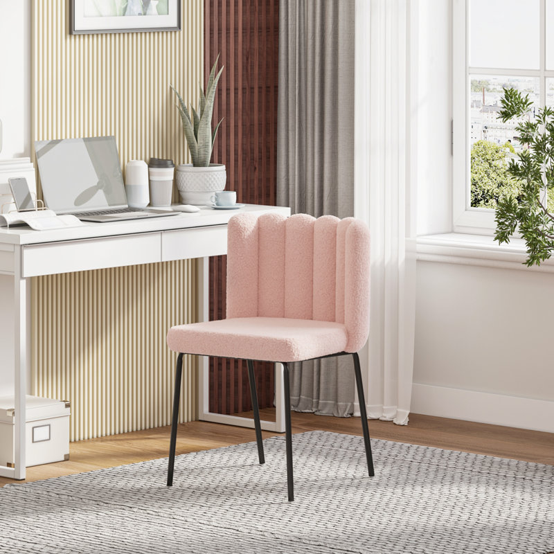 Malchow Upholstered Accent Chair, Pink