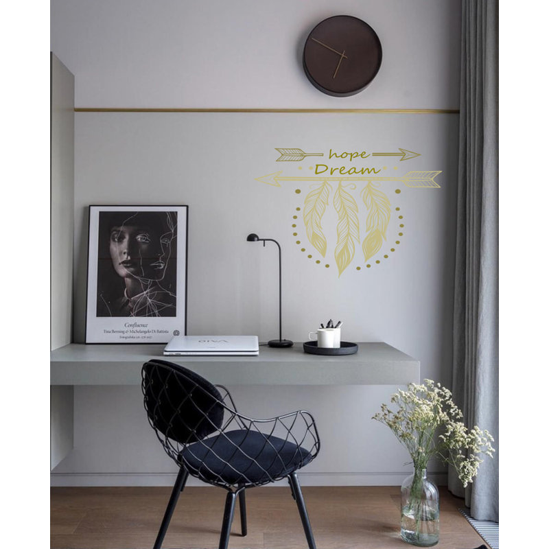 Adhésif décoratif Boho Quote, H 22 po x l 33 po