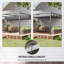 Abdelhamid 3.63m x 3m Metal BBQ Gazebo