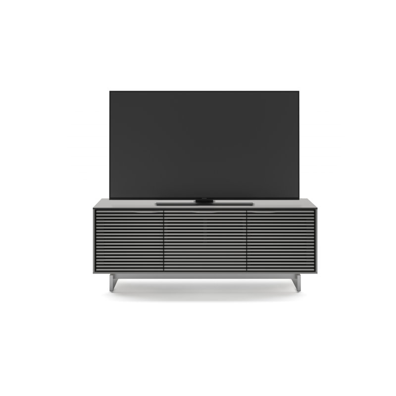 Align Unfinished TV Stand, Fog Gray