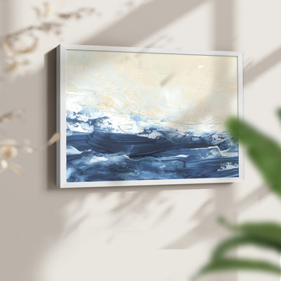 Vague après vague III - Reproduction encadrée - Restickable