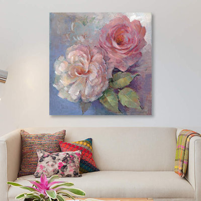" Roses On Blue I " by Peter McGowan