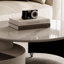 Table basse escamotable de style crème