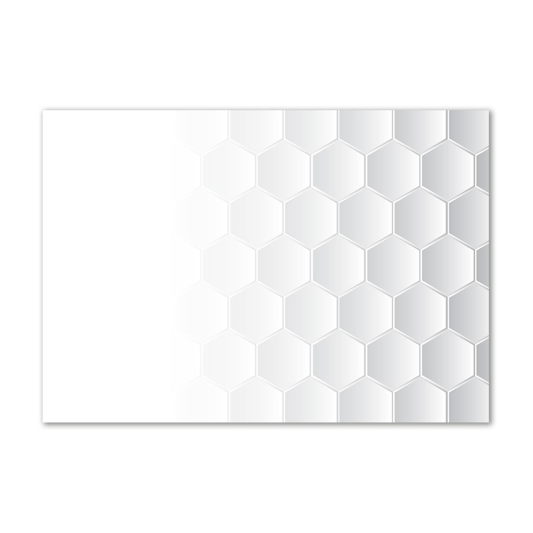 Leinwanddruck - Wandkunst - Drucke auf Leinwand - 100X70 Bild Bildthema: Hexagons Hintergrund