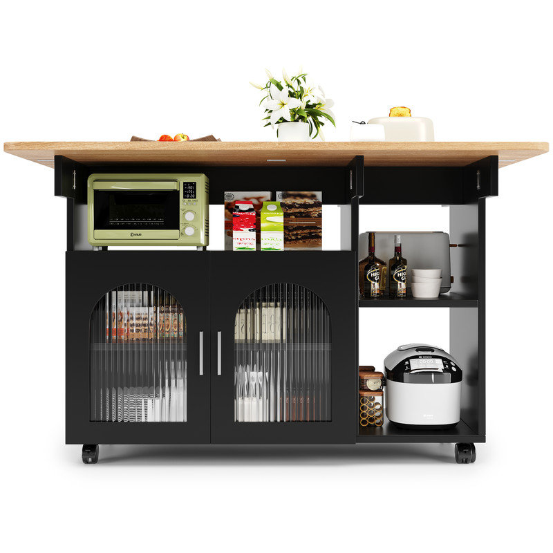 Kitchen Island, Black
