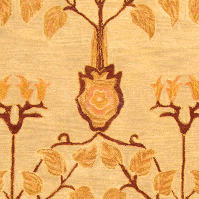 Tingley Hand Tufted Wool Pile Floral Rug