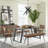 Faux Leather Upholstered Bench