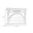 Retro Nut-Brown Solid Wood Freestanding Fireplace-132833615