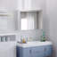 Cabinet, Modern, 5", Double Door Wall Mounted Bathroom Mirror, 31.5" X 23.5" Medicine With Design, Large Storage