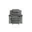 Fauteuil inclinable oscillant en velours côtelé Lesley