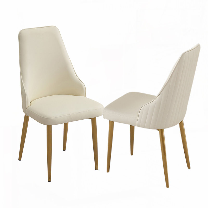 Chaise de salle à manger en similicuir