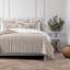 Ensemble de housse de couette en coton naturel 8 pièces Shay-109897476