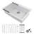 33'' L Single Bowl Quartz Kitchen Sink