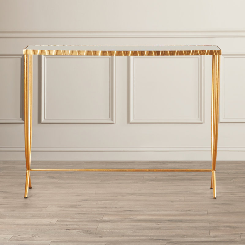 Oxendine 45'' Glass Top Console Table