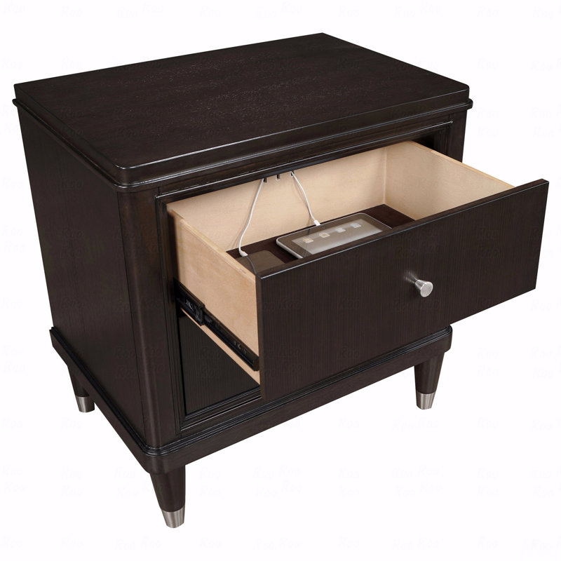 Table de chevet 2 tiroirs