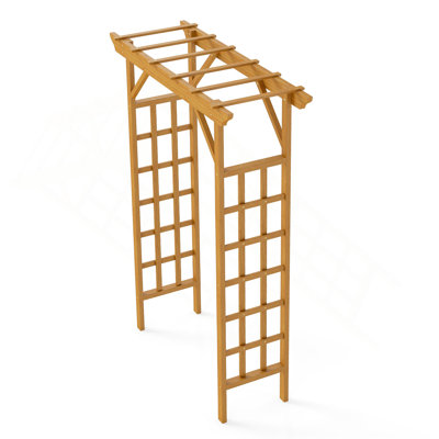 Tonnelle en bois, arche de mariage pour la cérémonie, treillis en bois pour l'escalade des plantes, pergola de décoration de Noël pour jardin