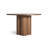 4 Quarter Round Solid Wood Dining Table-90927615-90927616